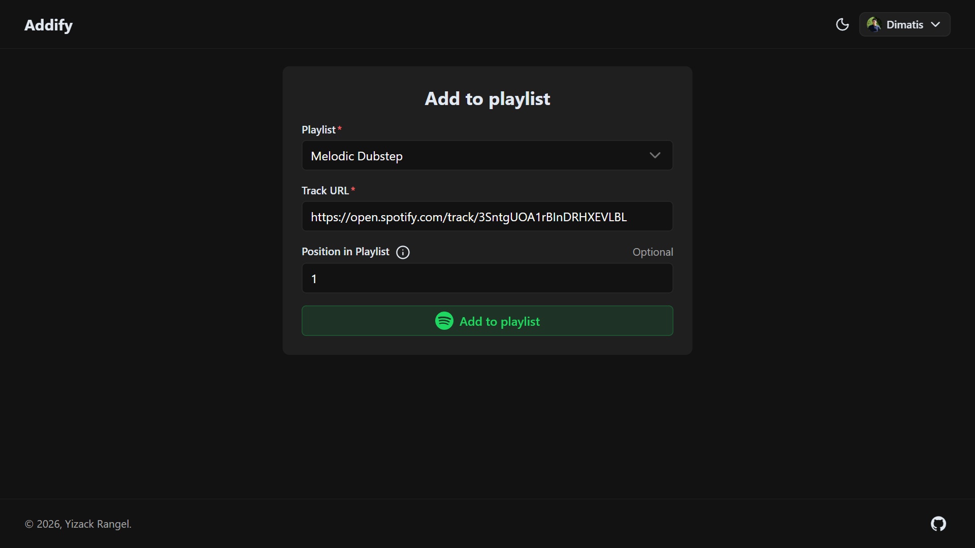 Start page